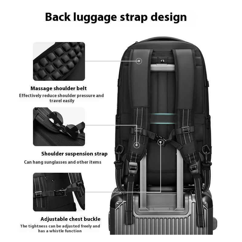 Vacuum Expandable Trolley Backpack