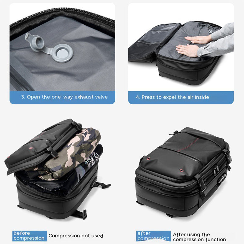 🧳 Double Zip Alpha: The Ultimate Adventure Vacuum Backpack
