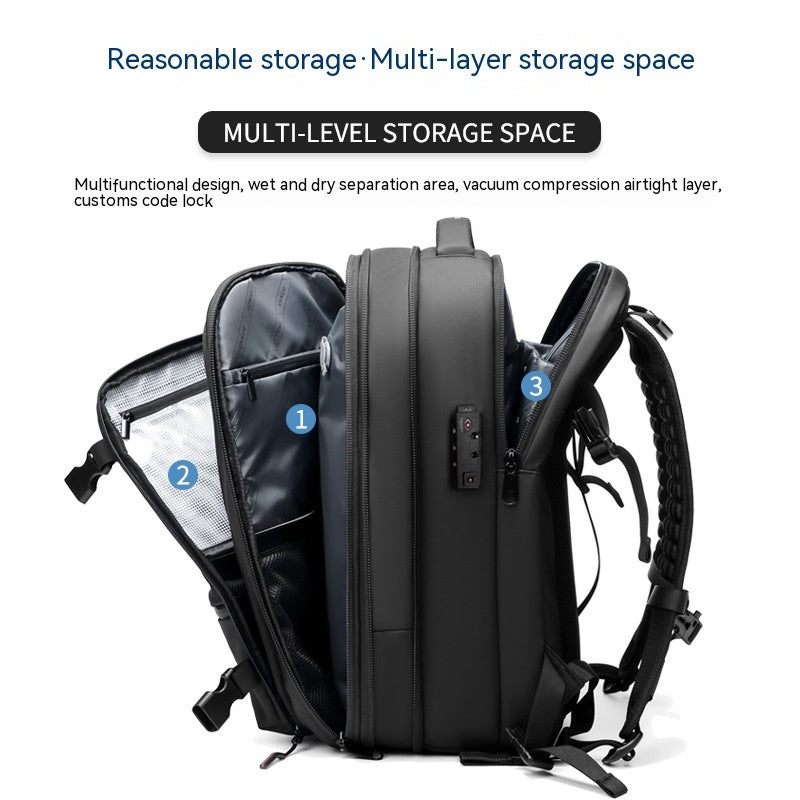 🧳 Double Zip Alpha: The Ultimate Adventure Vacuum Backpack