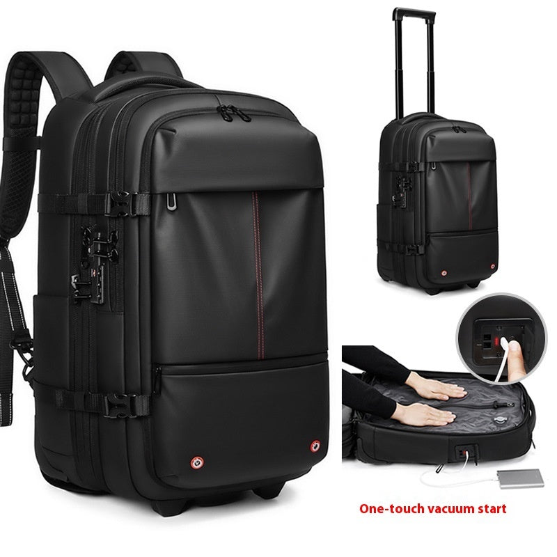 Vacuum Expandable Trolley Backpack