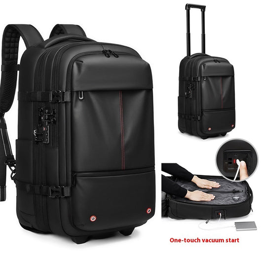 Vacuum Expandable Trolley Backpack