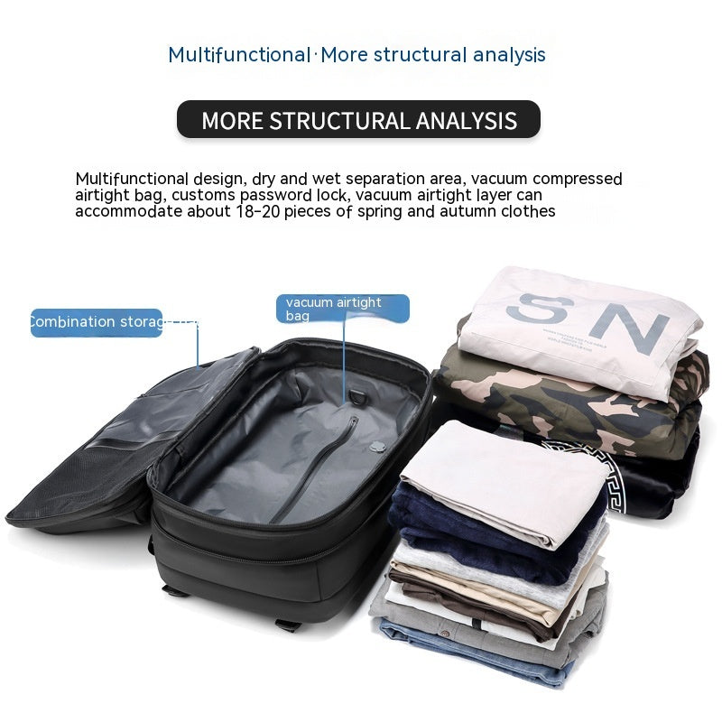 🧳 Double Zip Alpha: The Ultimate Adventure Vacuum Backpack