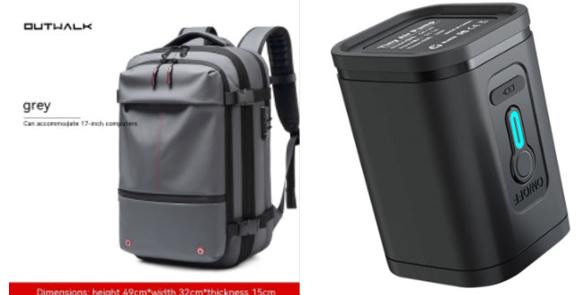 🧳 Double Zip Alpha: The Ultimate Adventure Vacuum Backpack