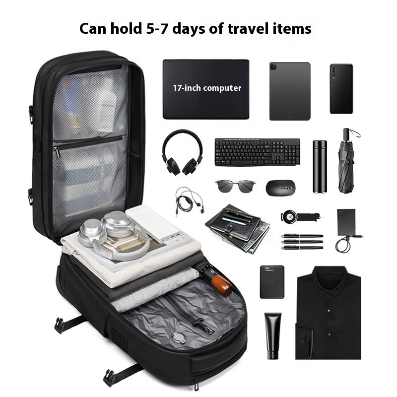 Vacuum Expandable Trolley Backpack